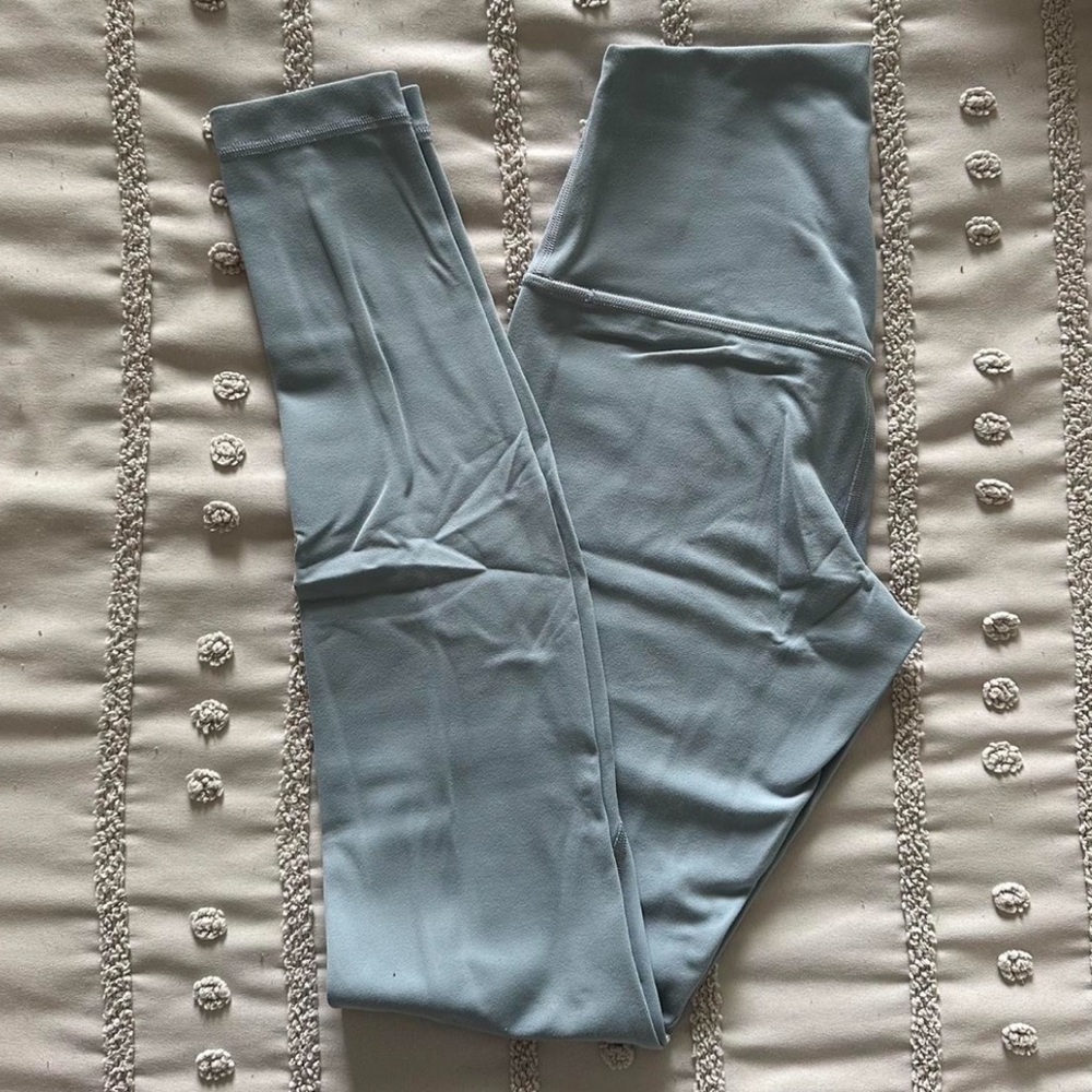 gray/blue lululemon leggings size 4